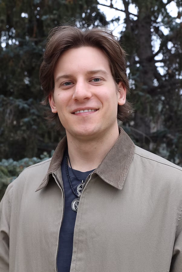 A headshot of our new communications student, Jakob.